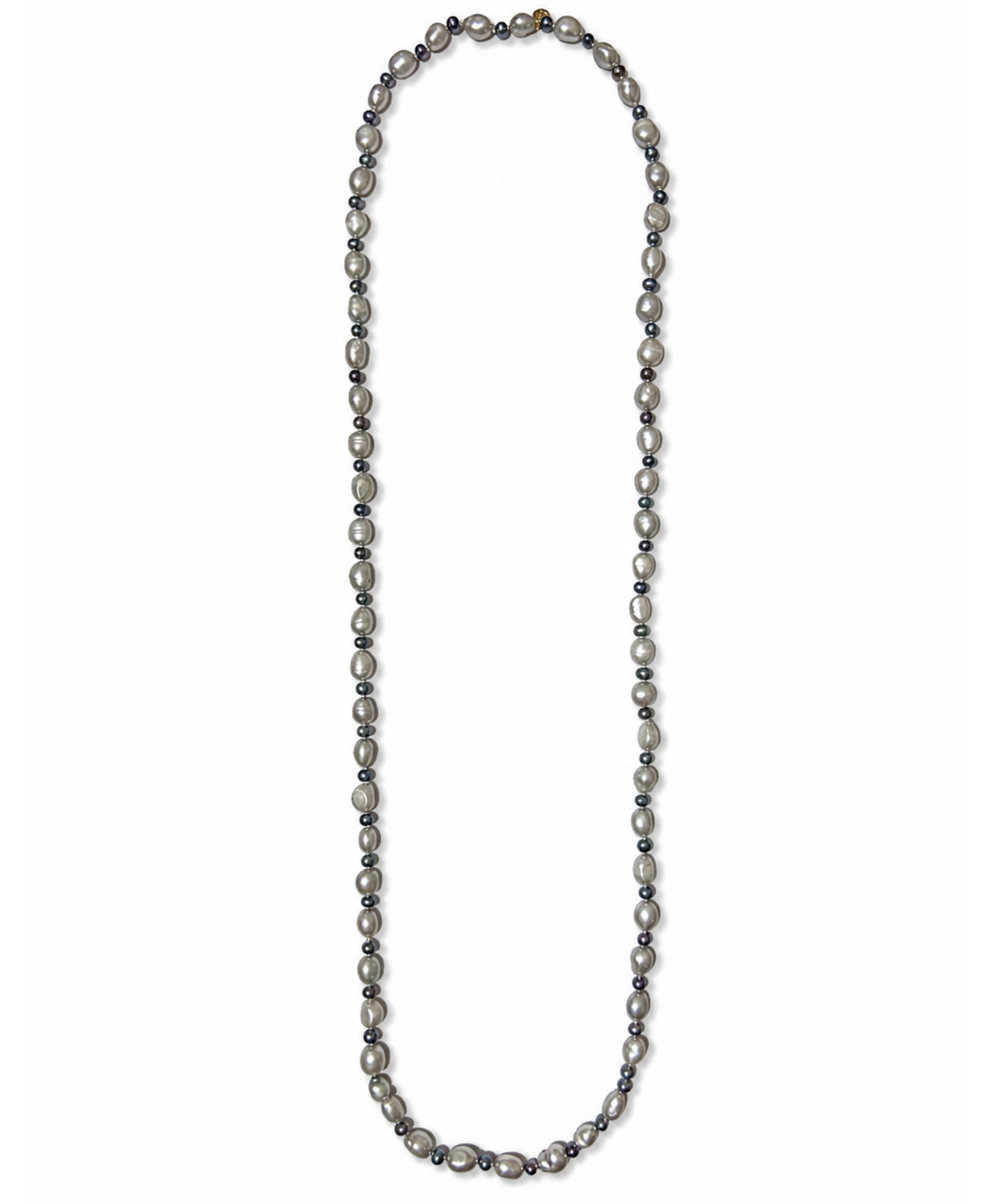 COLLAR PERLA GRIS