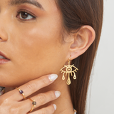 HINDU GOLDEN EARRING