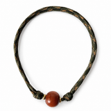 Gargantilla Quero Paracord color Verde Oliva, joyería artesanal hecha a mano en Perú