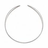 SILVER BAND CHOKER
