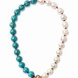 COLLAR BETTY TURQUESA & PERLA