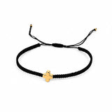 Pulsera Cruz tejida