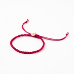 Pulsera Free color ROJA, joyería artesanal hecha a mano en Perú