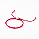 Pulsera Free color ROJA, joyería artesanal hecha a mano en Perú