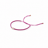 Pulsera Mini Poder color cuarzo rosa, joyería artesanal hecha a mano en Perú