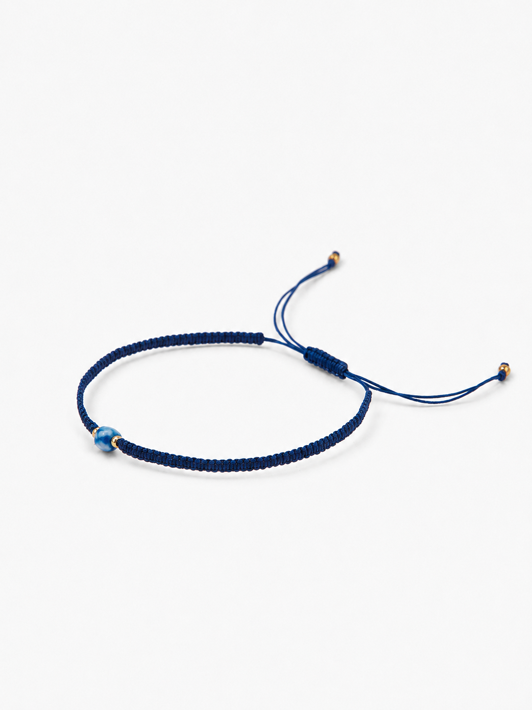Pulsera Mini Poder color lapislazuli, joyería artesanal hecha a mano en Perú