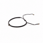Pulsera Mini Poder color onyx, joyería artesanal hecha a mano en Perú