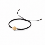 Pulsera Palo Santo color Negra, joyería artesanal hecha a mano en Perú