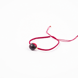 Pulsera Peonia color Roja, joyería artesanal hecha a mano en Perú