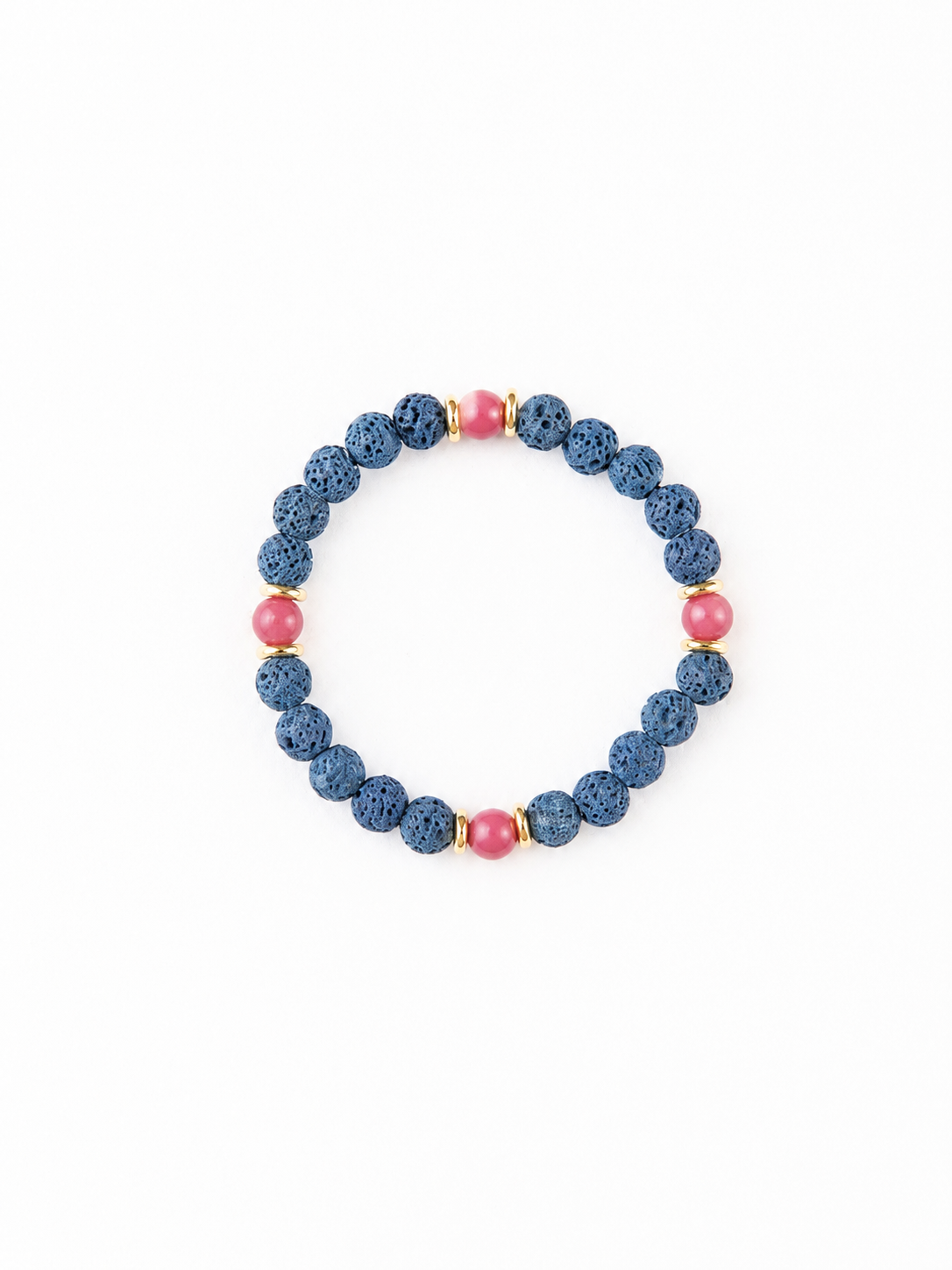 Pulsera Volcánica color Azul Turquesa, joyería artesanal hecha a mano en Perú