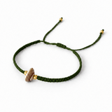 PULSERA CARACOL TEJIDO