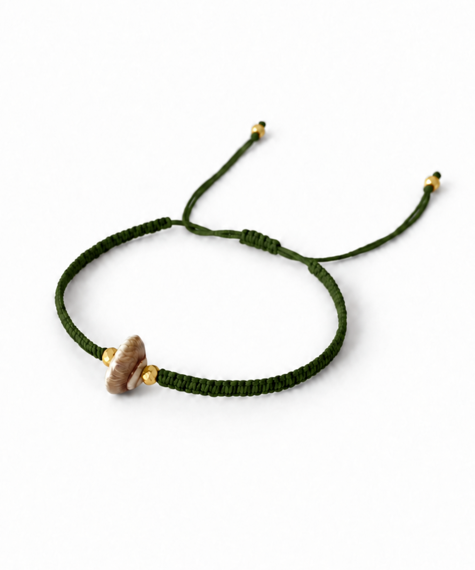 PULSERA CARACOL TEJIDO