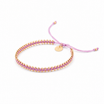 Pulsera Sofia color Lila, joyería artesanal hecha a mano en Perú