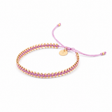Pulsera Sofia color Lila, joyería artesanal hecha a mano en Perú