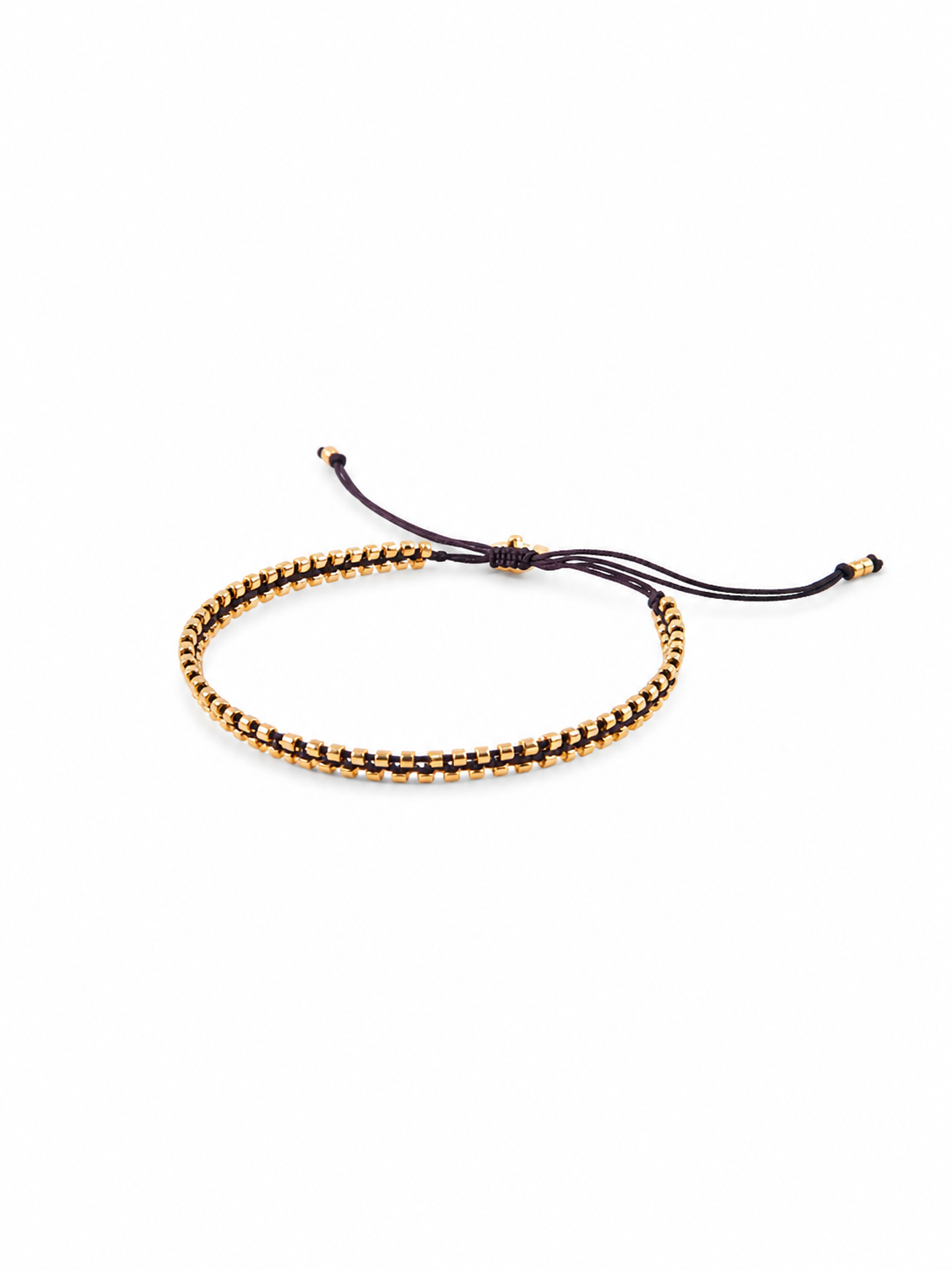 Pulsera Sofia color Negro, joyería artesanal hecha a mano en Perú