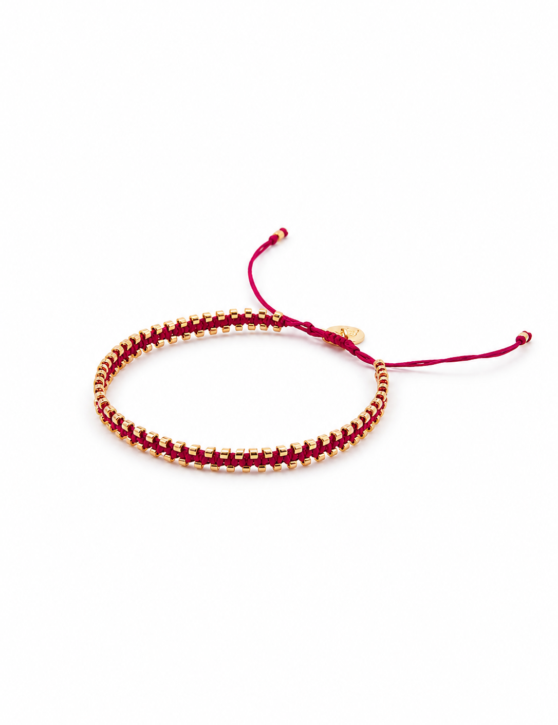 Pulsera Sofia color Rojo, joyería artesanal hecha a mano en Perú