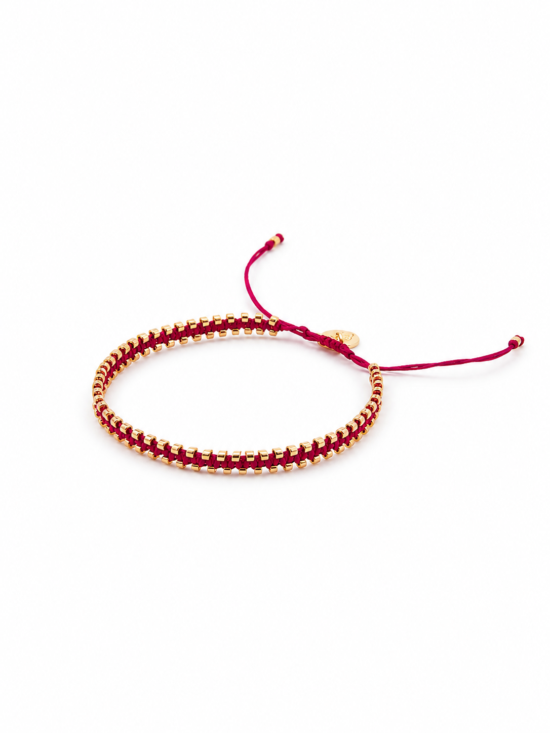 Pulsera Sofia color Rojo, joyería artesanal hecha a mano en Perú
